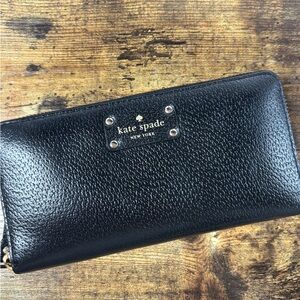 Kate Spade Black Leather Wallet